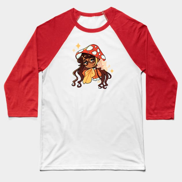 mushie Baseball T-Shirt by pianta